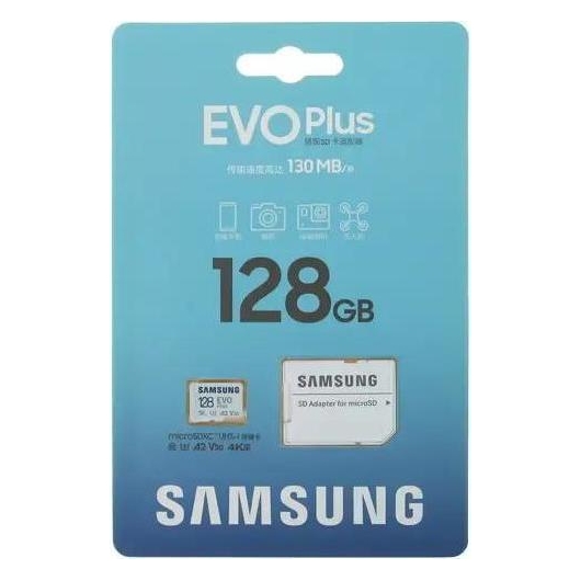 карта памяти SAMSUNG microSDXC 128GB EVO PLUS (MB-MC128KA/EU) + ad