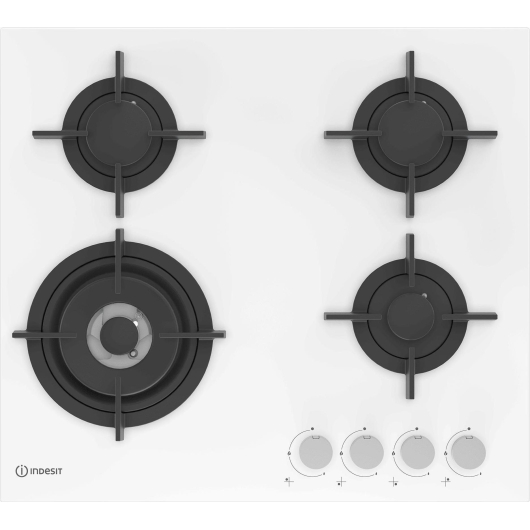 Варочная поверхность газовая Indesit INGT 62 IC/WH