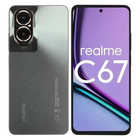 Смартфон REALME C67 6/128Gb NFC (black rock)